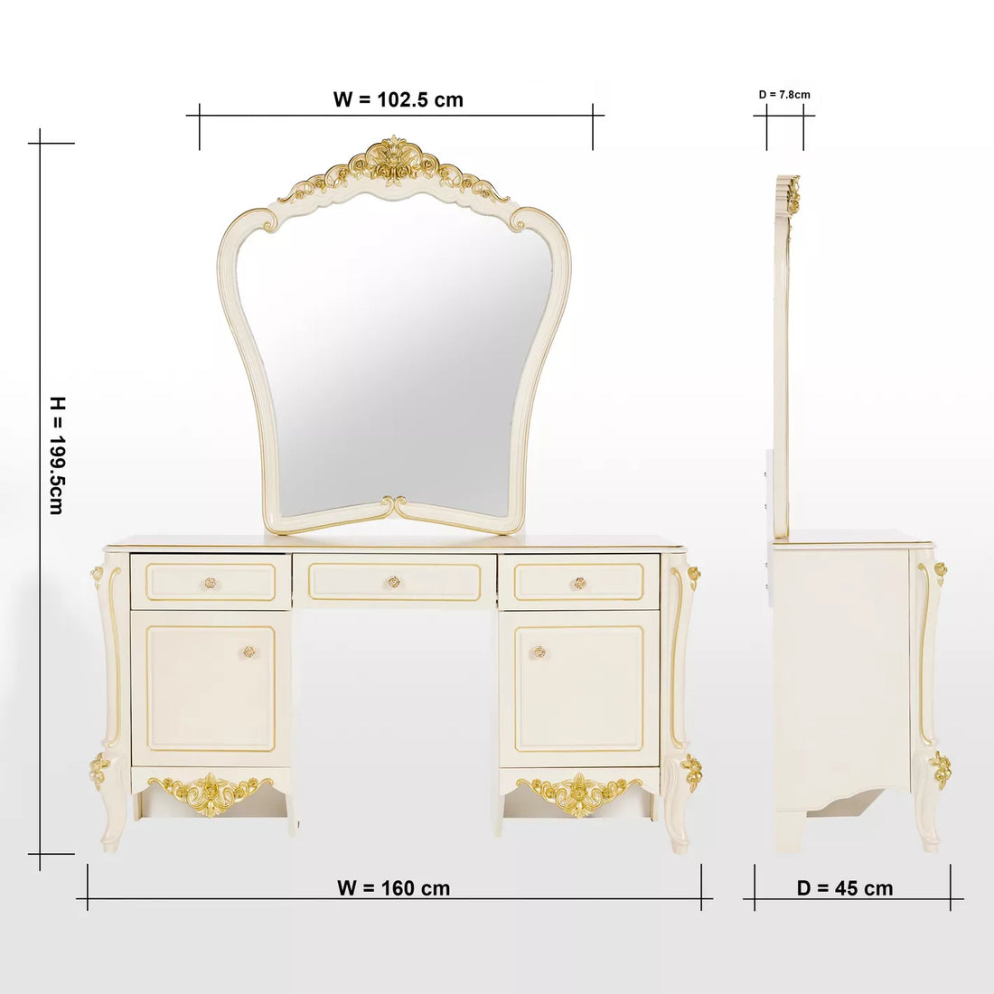 Victorain Étoile Dressing Table