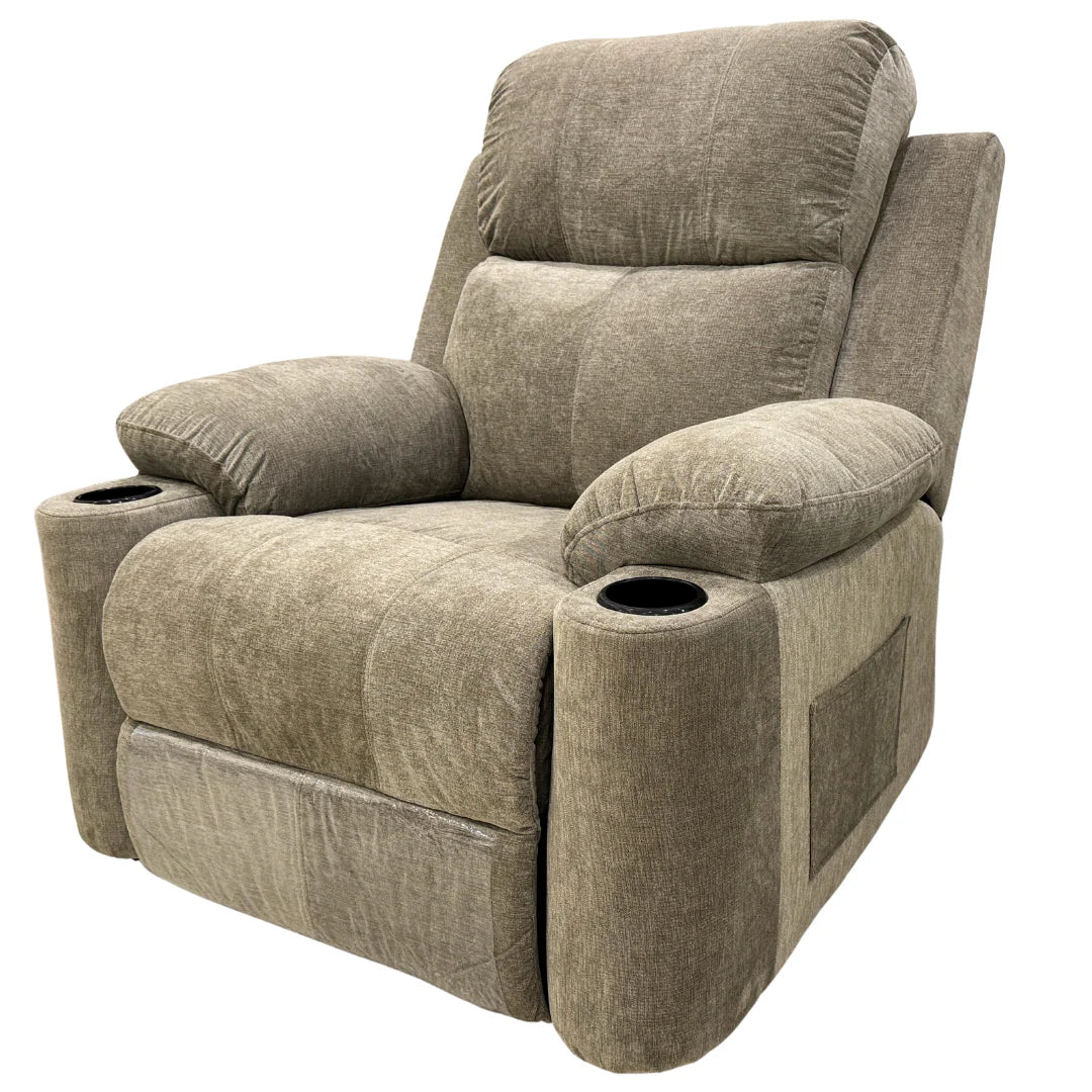 Olive Green Dual Recliner