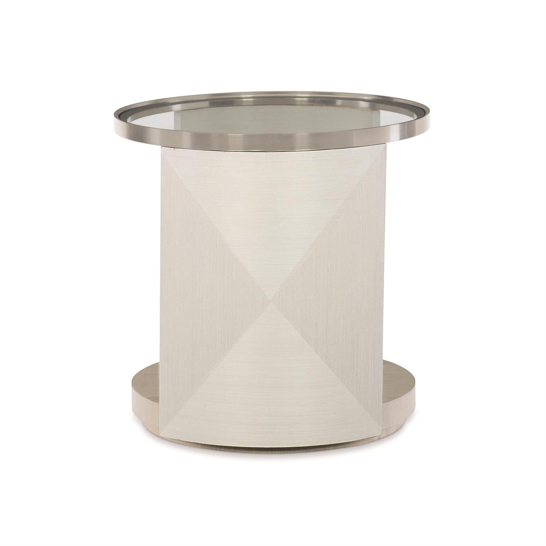 Transparent Glass and Wood Table