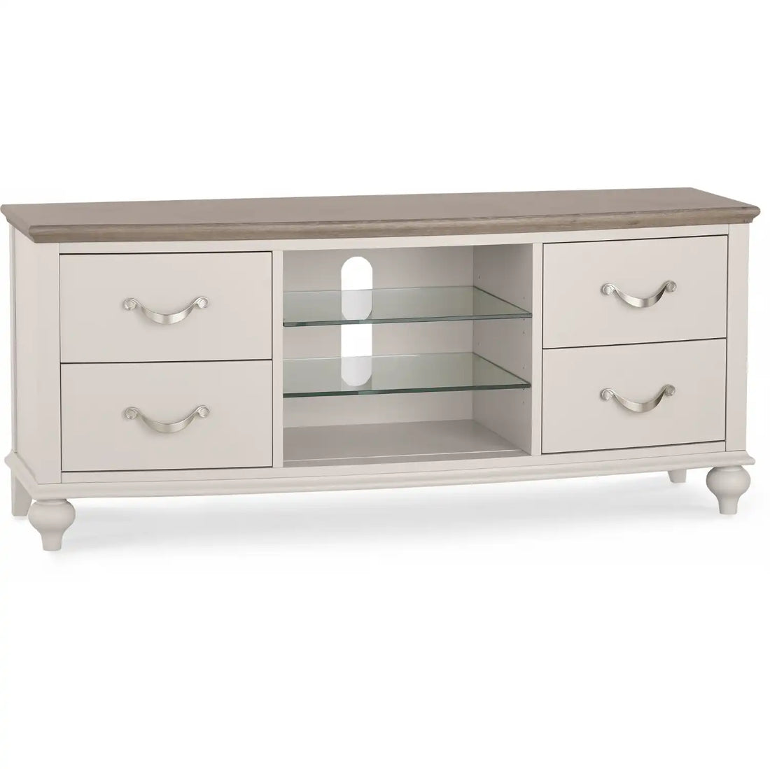 Gray-Toned Farmhouse Console
