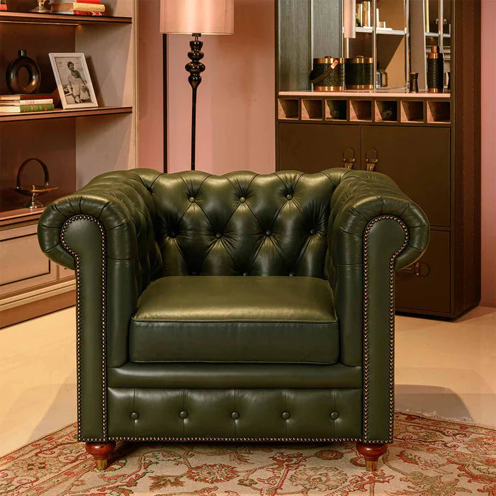 Dark Espresso Chesterfield Sofa