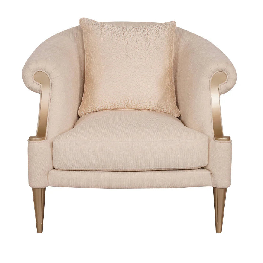 Wingspan Linen Club Chair