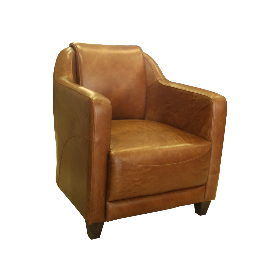 Classic Leatherrite Armchair with Cushion
