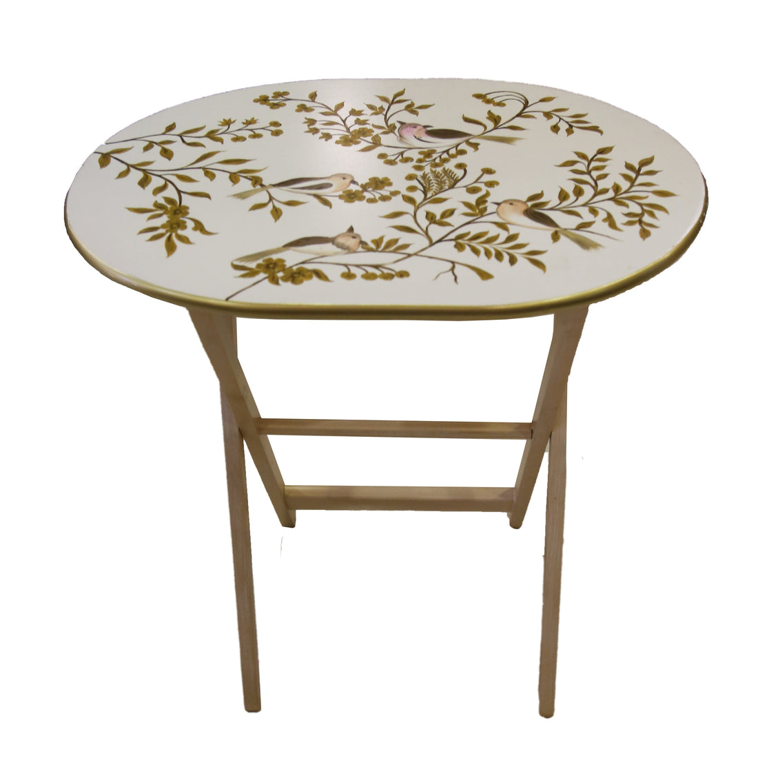 Round Floral Carved Nest