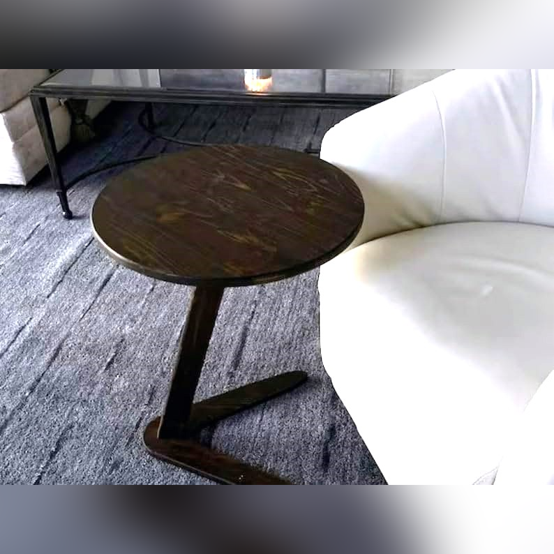 Round Wooden Table