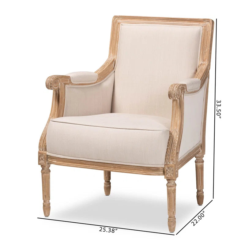Neoclassical Frame Accent Chair