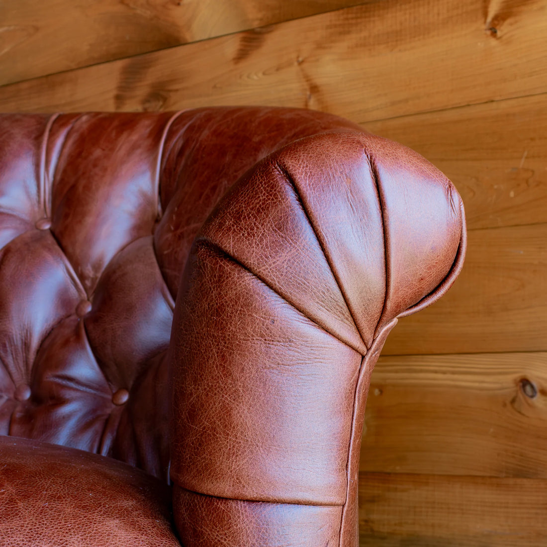 Burgundy Chesterfield Sofa