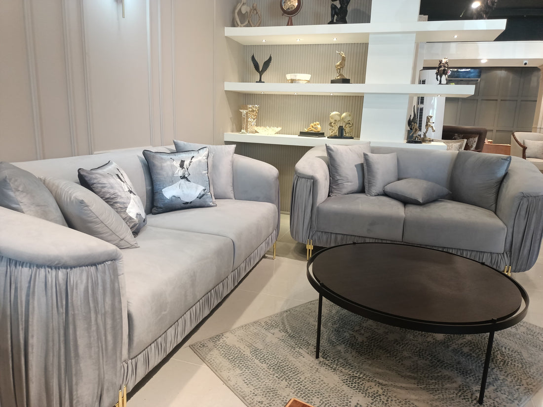 Luxe Elegance Velvet Sofa