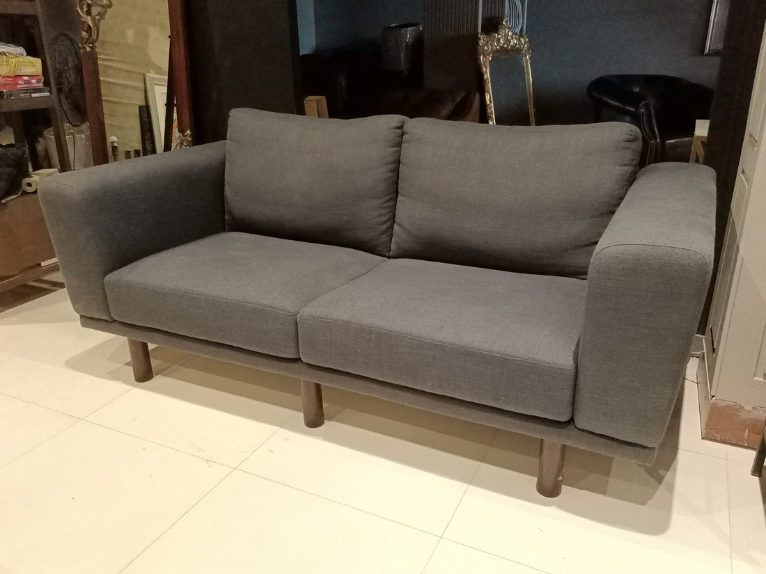 Modern Grey Sectional Sofa (Three Seater)