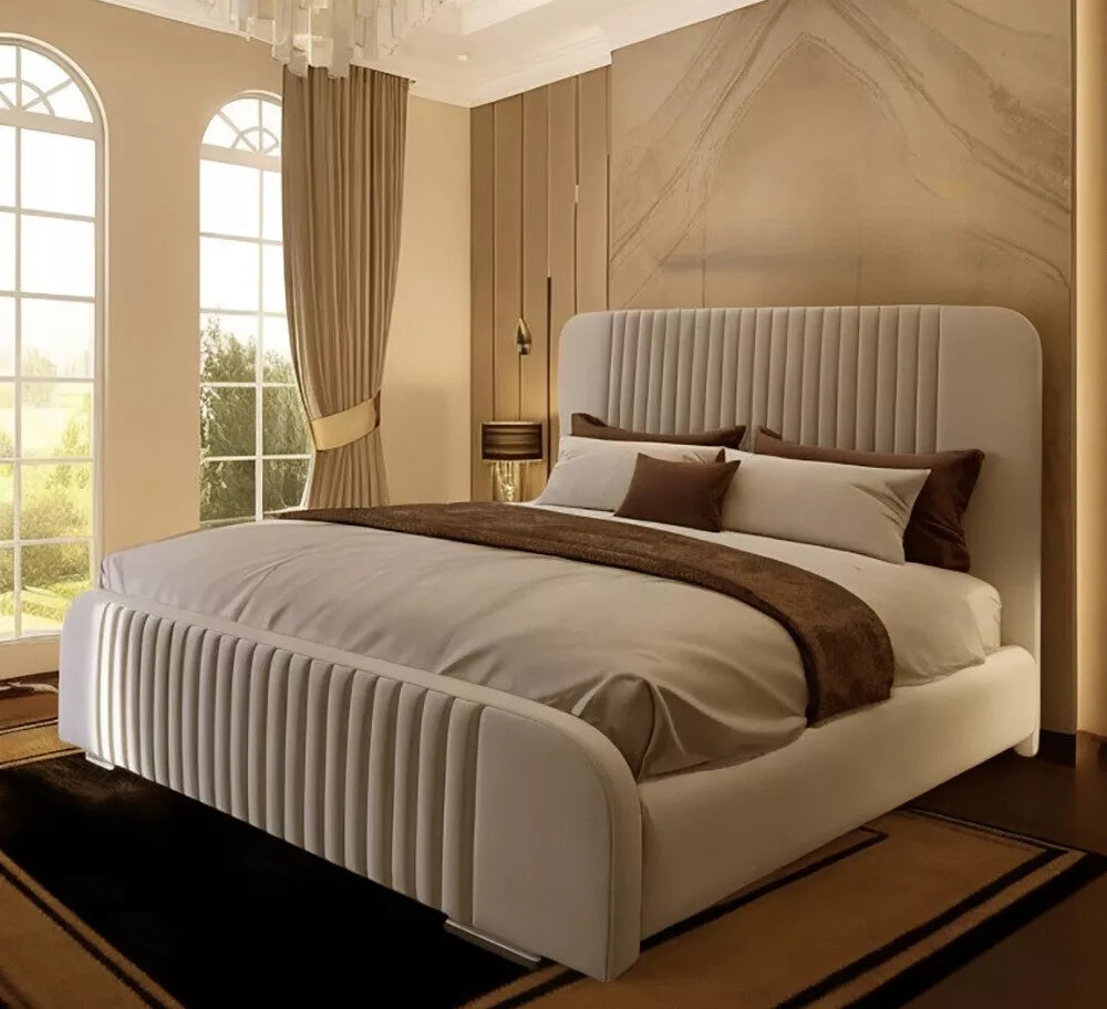Posh Upholstered Bed